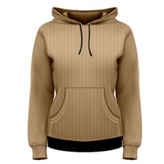 Wood Brown - Women s Pullover Hoodie by FashionLane