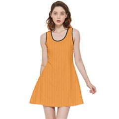 Deep Saffron - Inside Out Reversible Sleeveless Dress by FashionLane