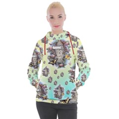 Songs Of The Earth - Colourglide - By Larenard Women s Hooded Pullover by LaRenard