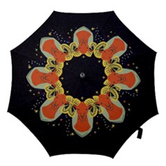 Zodiak Aries Horoscope Sign Star Hook Handle Umbrellas (medium) by Alisyart