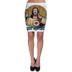 Buddy Christ Bodycon Skirt by Valentinaart