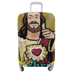 Buddy Christ Luggage Cover (medium) by Valentinaart