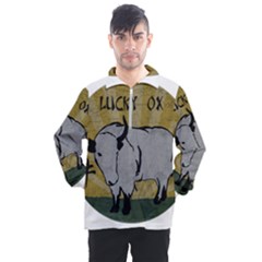 Chinese New Year ¨c Year Of The Ox Men s Half Zip Pullover by Valentinaart