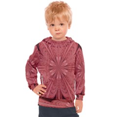 Background Floral Pattern Kids  Hooded Pullover by Dutashop