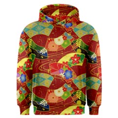 Floral Abstract Men s Overhead Hoodie by icarusismartdesigns