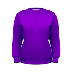 Color Dark Violet Women s Sweatshirt by Kultjers