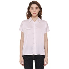 Color Lavender Blush Short Sleeve Pocket Shirt by Kultjers