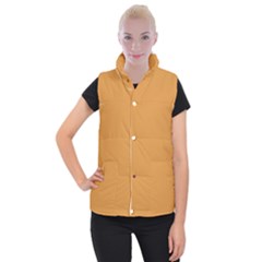 Color Butterscotch Women s Button Up Vest by Kultjers