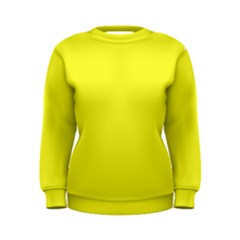 Color Maximum Yellow Women s Sweatshirt by Kultjers