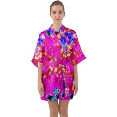 Newdesign Half Sleeve Satin Kimono  by LW41021
