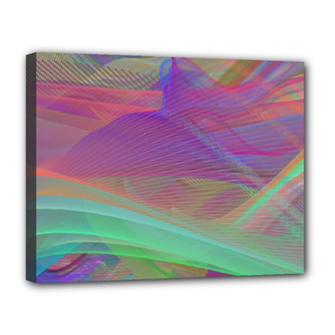 Color Winds Canvas 14  X 11  (stretched) by LW41021