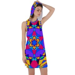 Fairground Racer Back Hoodie Dress by LW323