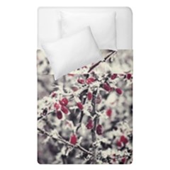 Berries In Winter, Fruits In Vintage Style Photography Duvet Cover Double Side (single Size) by Casemiro