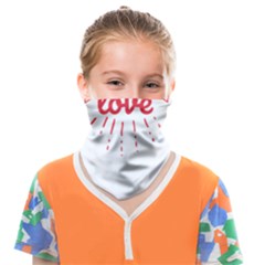 All You Need Is Love Face Covering Bandana (kids) by DinzDas