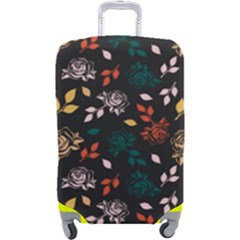 Rose Floral Luggage Cover (large) by tmsartbazaar