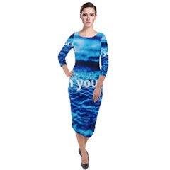 Img 20201226 184753 760 Quarter Sleeve Midi Velour Bodycon Dress by Basab896