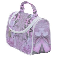 Pink Module Satchel Handbag by kaleidomarblingart