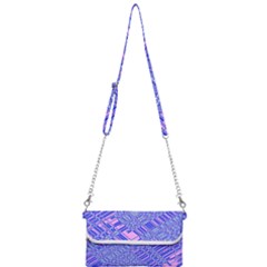 Root Humanity Barcode Purple Pink And Galuboi Mini Crossbody Handbag by WetdryvacsLair