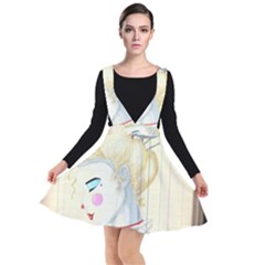 Clown Maiden Plunge Pinafore Dress by Limerence