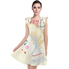 Clown Maiden Tie Up Tunic Dress by Limerence
