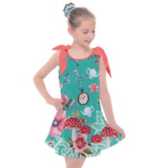 Floral Kids  Tie Up Tunic Dress by NiniLand