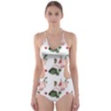Love Spring Floral Cut-Out One Piece Swimsuit View1
