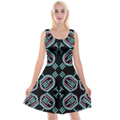 Abstract Pattern Geometric Backgrounds   Reversible Velvet Sleeveless Dress by Eskimos