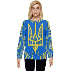 Coat Of Arms Of Ukraine, 1918-1920 Hidden Pocket Sweatshirt by abbeyz71