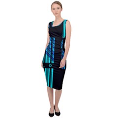 Folding For Science Sleeveless Pencil Dress by WetdryvacsLair