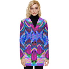 Tippy Flower Power Button Up Hooded Coat  by Thespacecampers