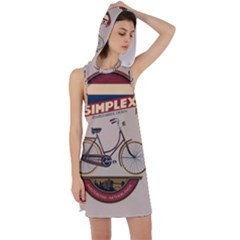 Simplex Bike 001 Design By Trijava Racer Back Hoodie Dress by nate14shop