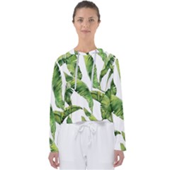 Sheets Tropical Plant Palm Summer Exotic Women s Slouchy Sweat by artworkshop