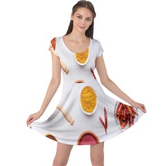 Masala Spices Food Cap Sleeve Dress by artworkshop