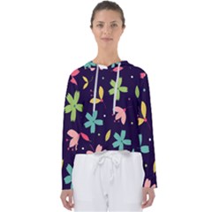 Colorful Floral Women s Slouchy Sweat by hanggaravicky2