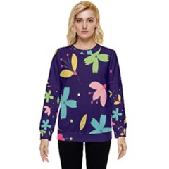 Colorful Floral Hidden Pocket Sweatshirt by hanggaravicky2