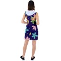 Colorful Floral Racer Back Hoodie Dress View2