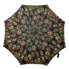 Bird-peacock Hook Handle Umbrellas (large) by nateshop