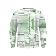 Circuit Board Kids  Sweatshirt by Sapixe