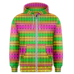 Peace And Love Men s Zipper Hoodie by Thespacecampers