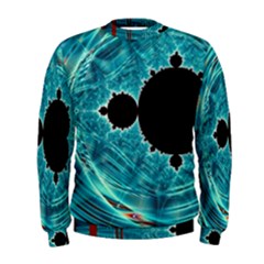 Mandelbrot Apple Fractal Abstract Men s Sweatshirt by Wegoenart