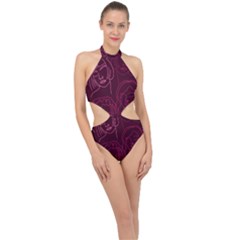 Im Only Woman Halter Side Cut Swimsuit by ConteMonfrey