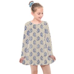 Mermaids Are Real Kids  Long Sleeve Dress by ConteMonfrey