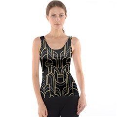 Art-deco-geometric-abstract-pattern-vector Tank Top by Pakemis