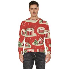 Christmas New Year Seamless Pattern Men s Fleece Sweatshirt by Uceng