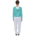 Teal Brick Texture Women s Slouchy Sweat View2
