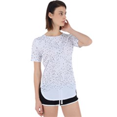 Black And White Pattern T- Shirt Black And White Pattern 14 Perpetual Short Sleeve T-shirt by maxcute