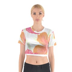 Tropical T- Shirt Tropical Pattern Floridense T- Shirt Cotton Crop Top by maxcute