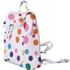 Polka Dot Buckle Everyday Backpack by 8989