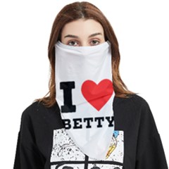 I Love Betty Face Covering Bandana (triangle) by ilovewhateva