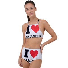 I Love Maria High Waist Tankini Set by ilovewhateva